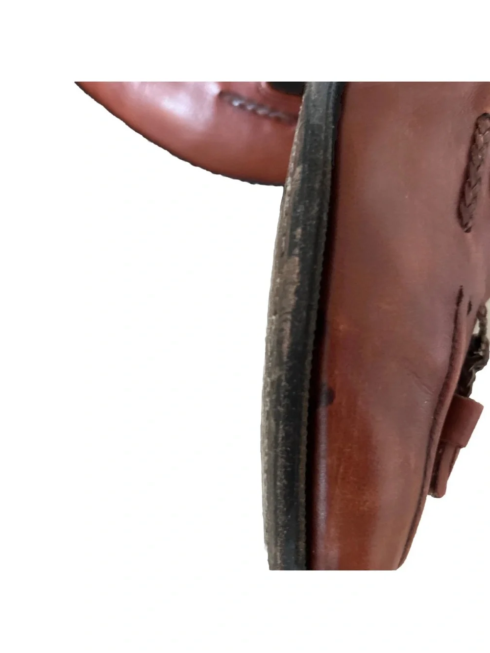 Church’s Men’s Cognac Leather Loafers with Tassel Size 8.5 Made In England